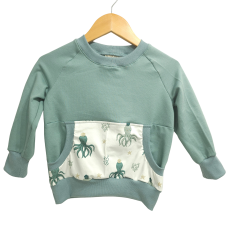 Pullover [ Kids 1-7 Jahre ] Küstenkind Oktopus (Sweat mint)